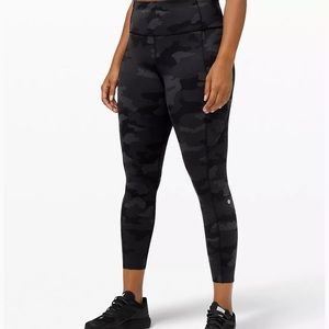 lulu lemon camo leggings